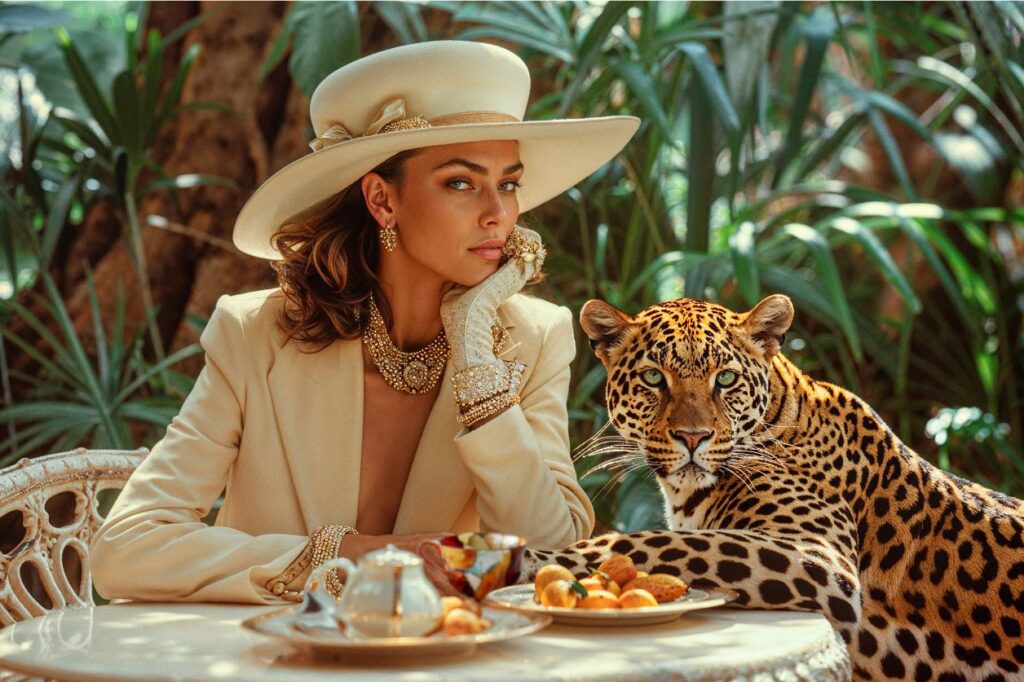 luxe glamour schilderij, Dynasty I