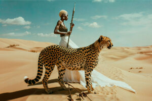 Luxe foto van Afrika en jachtluipaard