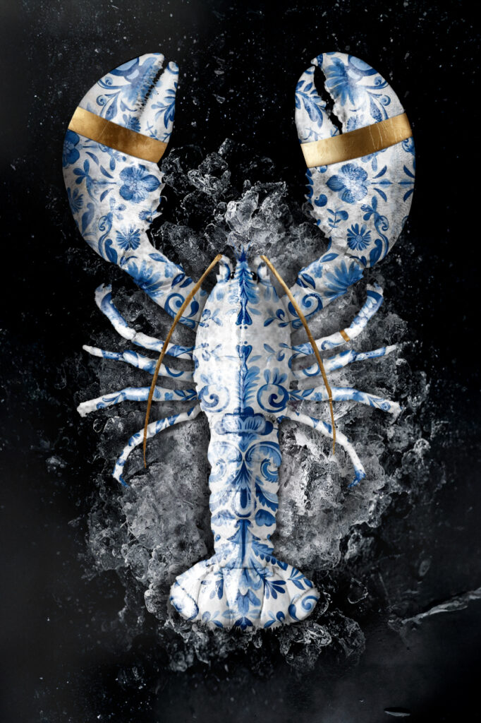 Dutch Lobster - wall art kreeft