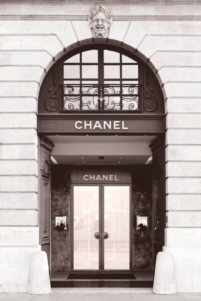 Fashion fotokunst van luxe merk