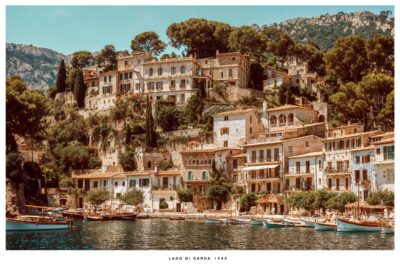 Vintage stijl muurkunst van Italië