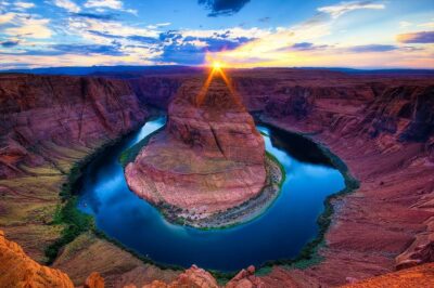 Zonsopgang in de Grand Canyon, USA