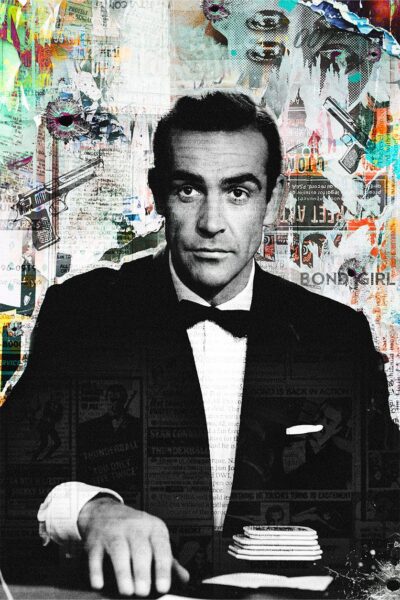 Kunst voor aan de muur van Sean Connery
