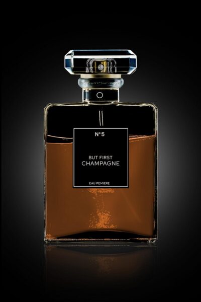 Artistic photo art van parfumfles