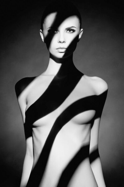 Black and white nude wall art