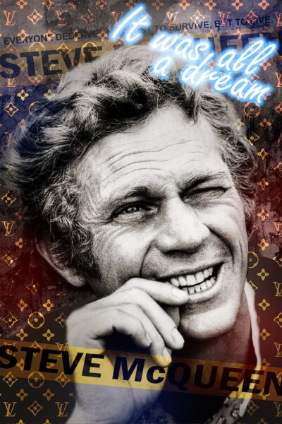 Pop art schilderij van Steve McQueen