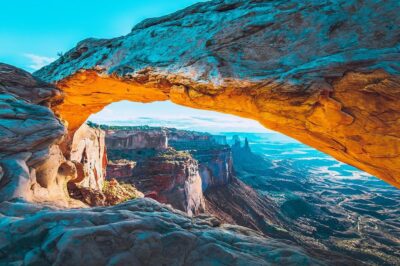 Wanddecoratie van de Mesa Arch in Utah